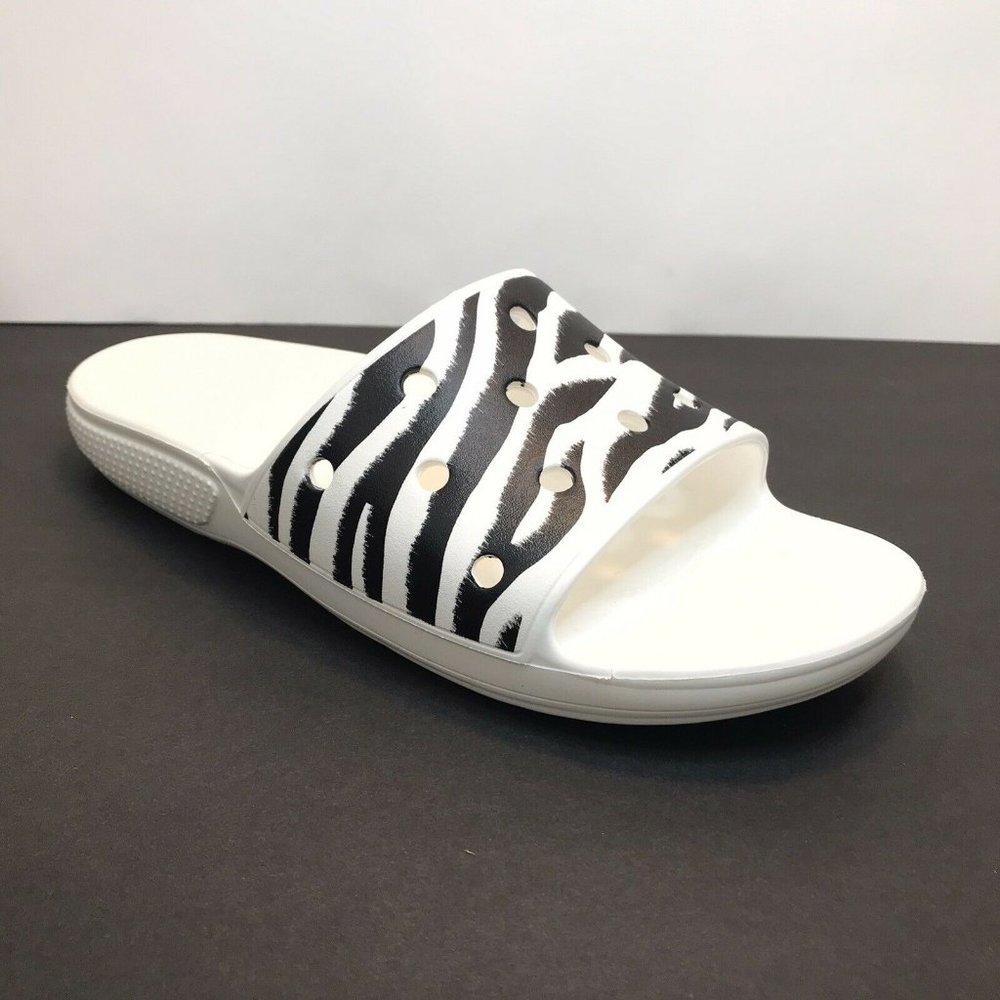 CROCS Classic Animal Print Slides Men's   Sz 11